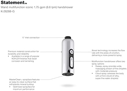 Modern Ungley Handheld Shower by KOHLER