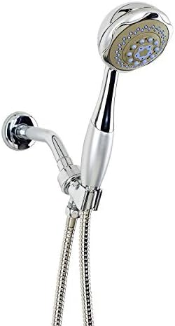 Bath Bliss Chrome 4-Function Handheld Shower Head