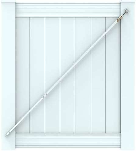 8 White Telescoping Gate Brace