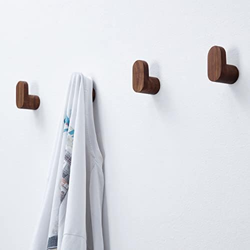 Lily Brown Heavy Duty Wood Hooks for Home Decor