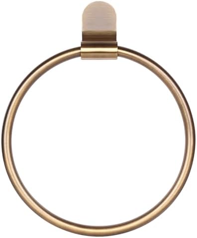 Canarm Lyla Gold Towel Ring - Elegant Bathroom Hardware