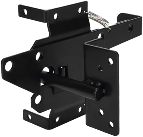 Self-locking Gate Latch