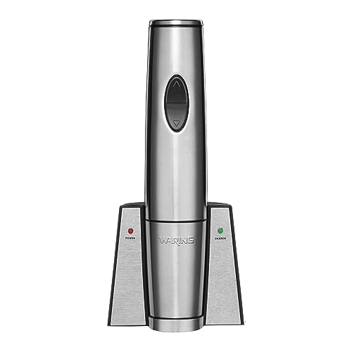 Waring Portable Electric Wine Opener with Recharging Station