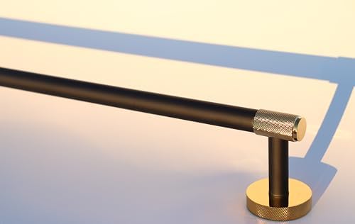 SENMY 24 Inch Luxury Shiny Gold Towel Bar