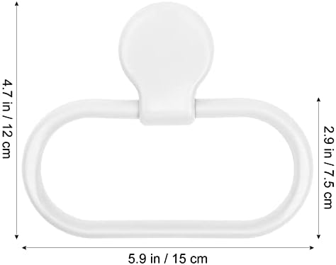 Cabilock Adhesive Towel Ring No Drilling Wall Mounted
