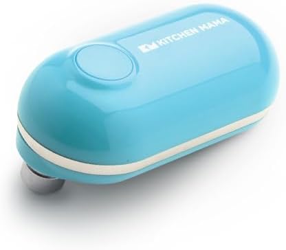 Kitchen Mama Mini Electric Can Opener - One Button 360 Cut Safe Portable