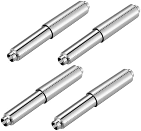 Jojofuny 4PCS Toilet Paper Roller Replacement Chrome Spring Rod