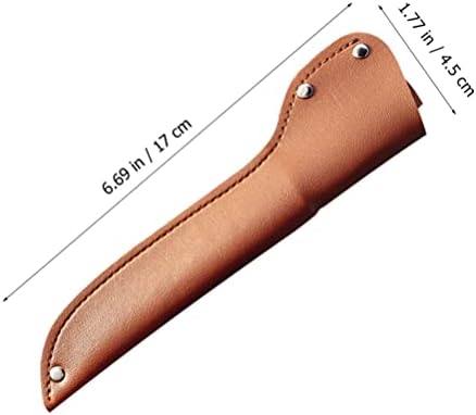 TOPBATHY 2pcs Leather Fish Filleting Knife Guards with Belt Loop