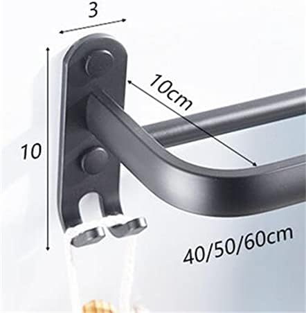 Elegant Wall-Mounted Towel Bar 40cm Bathroom Hardware