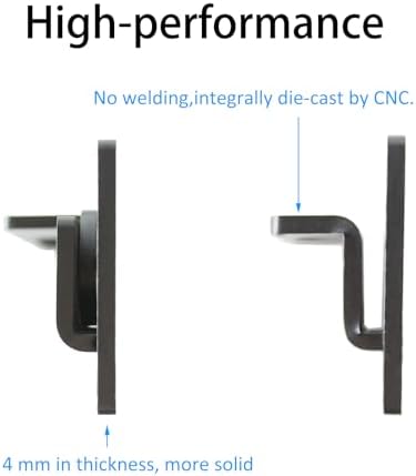 Durable Metal Gate Latch with Smooth Finish