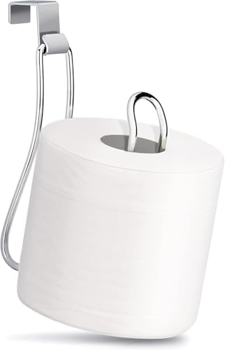 Premium Chrome toilet paper holder for small spaces - Durable and space-saving