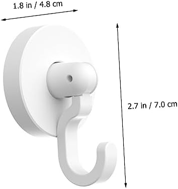 Happyyami 3pcs Self-Adhesive Wall Hooks for Bathroom Kitchen Door Hanger