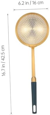 GRADENEVE 1pc Colander Skimmer Spoon with Handle