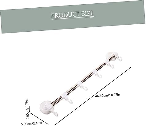 NUOBESTY Adjustable Suction Cup Towel Holder for Kitchen and Bathroom