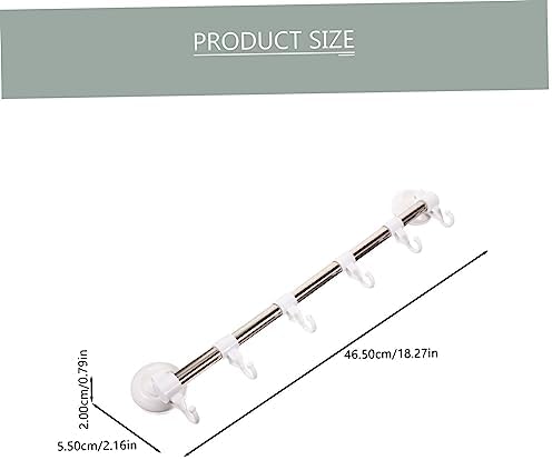 Housoutil 6 Hook Suction Cup Towel Mount 1