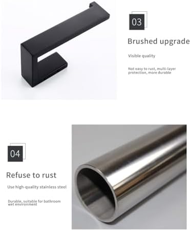 IsolaY Stainless Steel Wall-Mounted Toilet Paper Holder