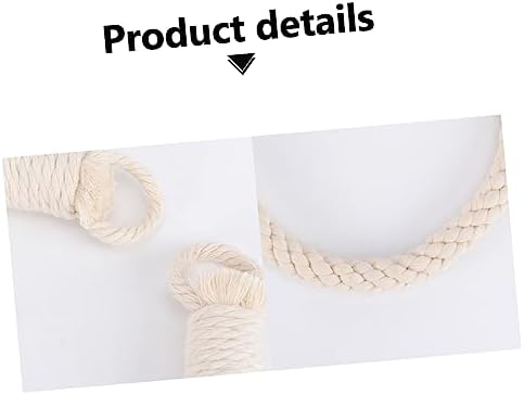 Wall-Mounted Durable Rope Hanging Toilet Paper Holder