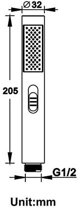 High-Pressure Handheld Shower Head