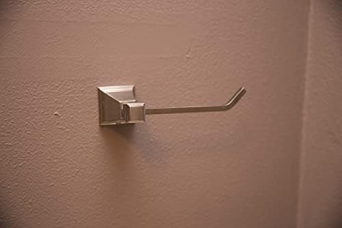 Design House 560490 Torino Euro Toilet Paper Holder Satin Nickel Modern Durable