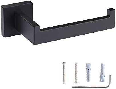 Toprema Toilet Paper Holder Stainless Steel Matte Black