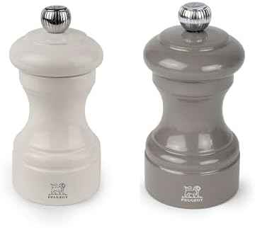 Peugeot Bistro Pepper and Salt Mill Set - Adjustable Grinding Beechwood Design