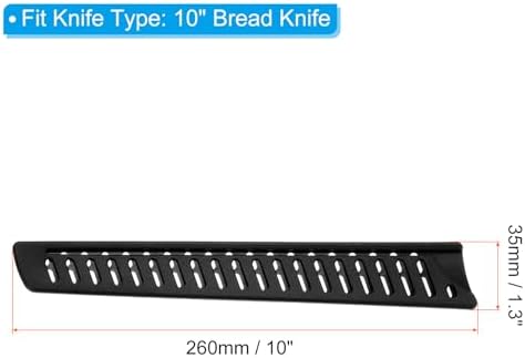 PATIKIL PP Safety Knife Cover for 10 Bread Knife 2 Pack