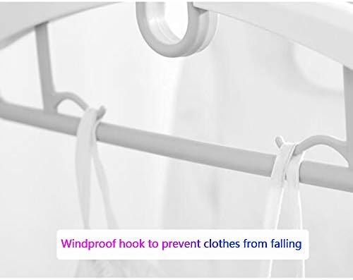 TBLOTYD Non-Slip Plastic Hangers Adjustable Size Grey 50 Pack