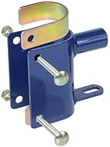 VIRTIONZ Two Way Gate Latch Blue Perfect for Farms Pastures and Ranches