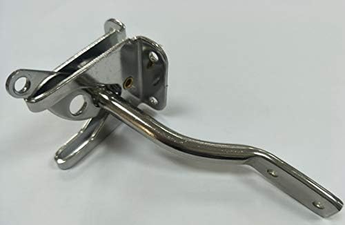 QCAA Self-Locking Gate Latch Pack of 2 304 Stainless Steel