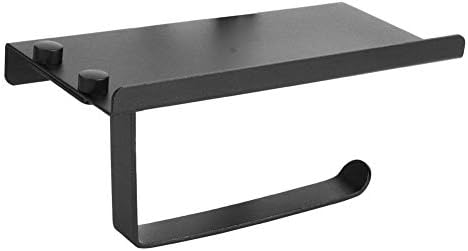 Duokon Toilet Paper Holder with Storage Shelf