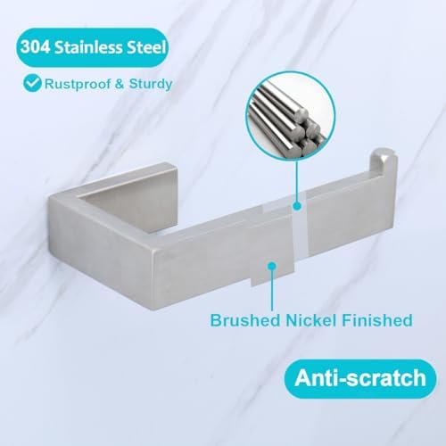 Rust-Resistant Toilet Paper Holder