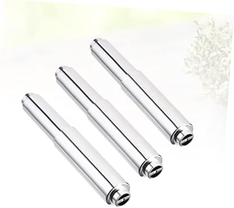 Mipcase 3Pcs Toilet Paper Holder for Bathroom Kitchen Silver