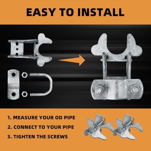 3pc 1-38 Kennel Gate Latch Butterfly Latches
