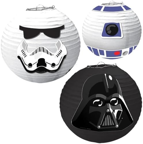Star Wars Galaxy Paper Lanterns 3-Pack - Assorted Designs