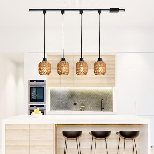 TULUCE 4-Pack Track Lighting Pendant Lights 1