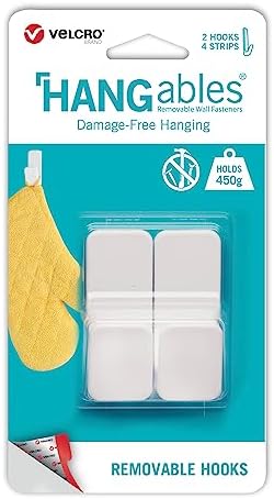 VELCRO Brand HANGables Removable Hooks Set of 2