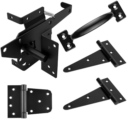 KAXIWEI Heavy Duty Gate Latch Set - Secure Style Your Fence