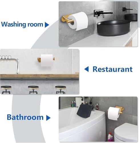 YUNTUOO Toilet Paper Holder Self Adhesive 1