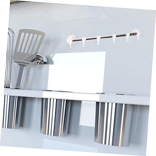 Adjustable Suction Cup Towel Bar No Drill for Bathroom and Kitchen
