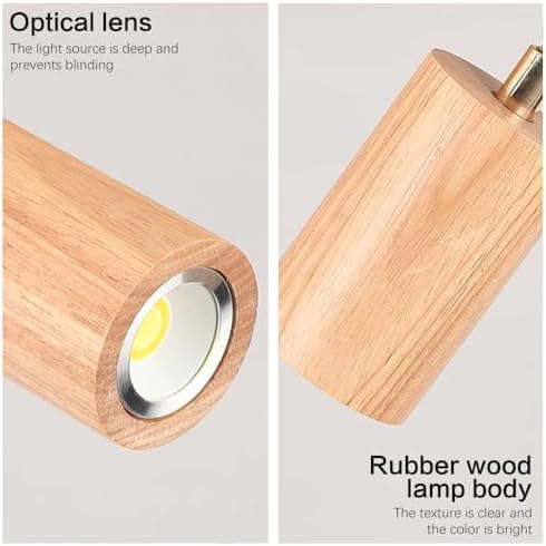 Modern LED Wood Ceiling Spotlight Kit for Kitchen and Bedroom