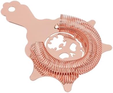 Professional Drink Strainer with Rose Gold Design