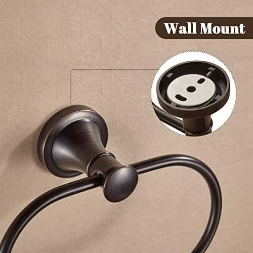 WOLIBEER Bronze Towel Holder 180 Rotatable