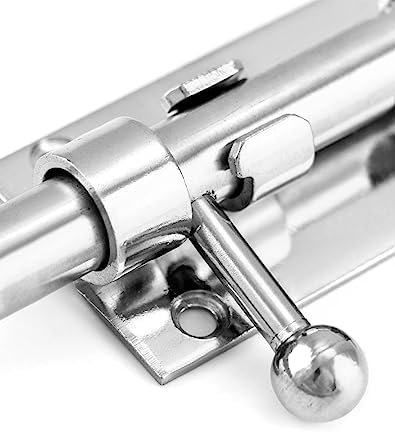 QWORK 8-Pack Sliding Bolt Gate Latch