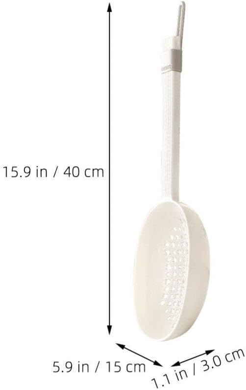BESTOYARD Skimmer Slotted Spoon with Long Handle