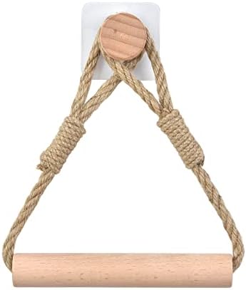 Moonlux Industrial Rope Toilet Paper Holder with Adhesive