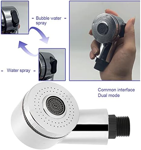 Handheld shower head 2 adjustment settings salon shower use
