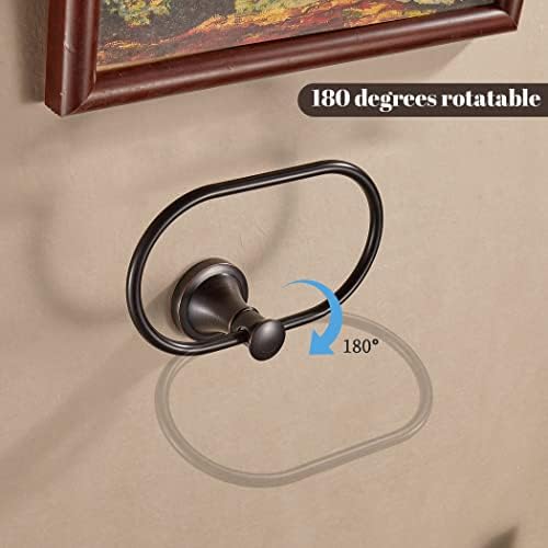 WOLIBEER Bronze Towel Holder 180 Rotatable