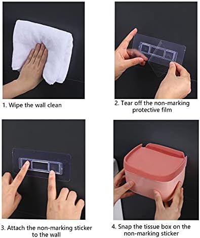 Dethua Waterproof Tissue Box with Phone Holder for Bathroom