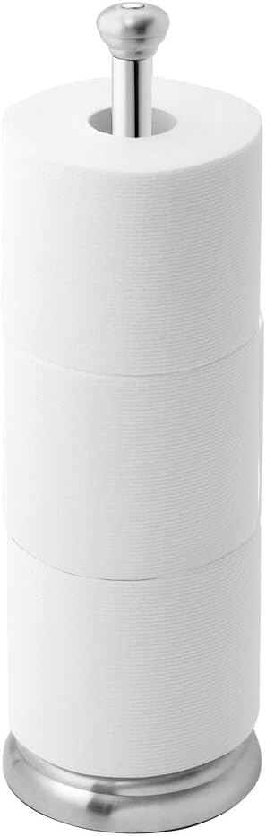 InterDesign York Brushed Stainless Steel Toilet Paper Holder