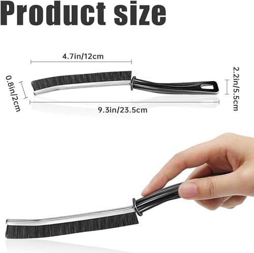 Merkia 5 Pcs Hard Bristle Crevice Cleaning Brush Set